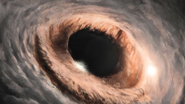 Британские астрономы обнаружили одну из самых крупных черных дыр 0